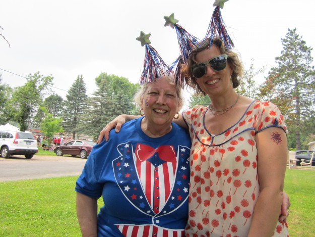 4th of July -- my daughter and me ... so happy