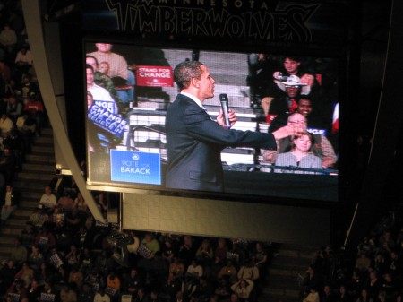 IMG_0625 Definitely a feeling that this was possible, so articulate and charming. At last a Democratic candidate with charisma!