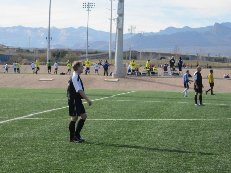 Todd at the c=soccer tournament in Vegas -- 48+ category. Todd at 49 is one of the young ones.