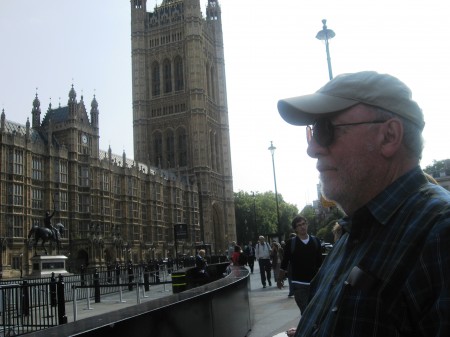 outside the Houses of Parliament
