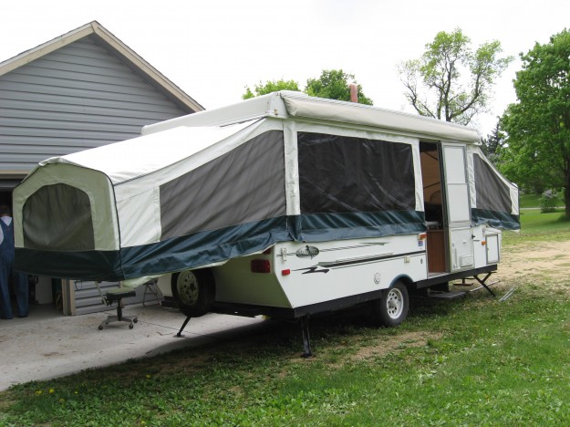 the new tent trailer 