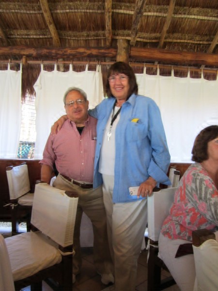 Barry and Elizabeth in the dining room
