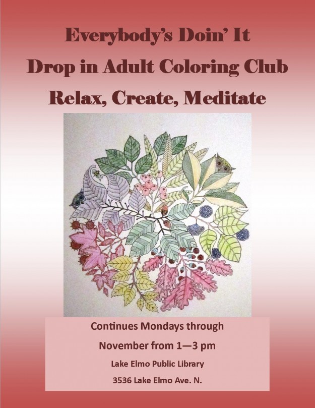 This is my coloring creation... and the flyer I created. 