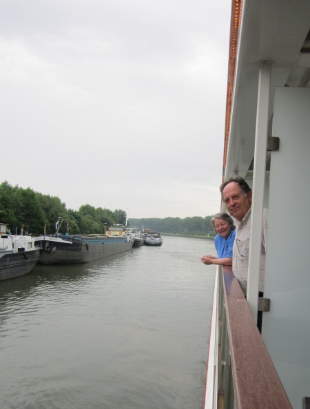 Jerry and Myrna were right next door.