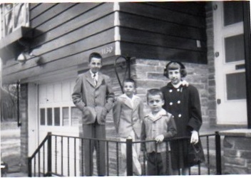 This one says Easter 1954, Jerry, David, Alan and me. 